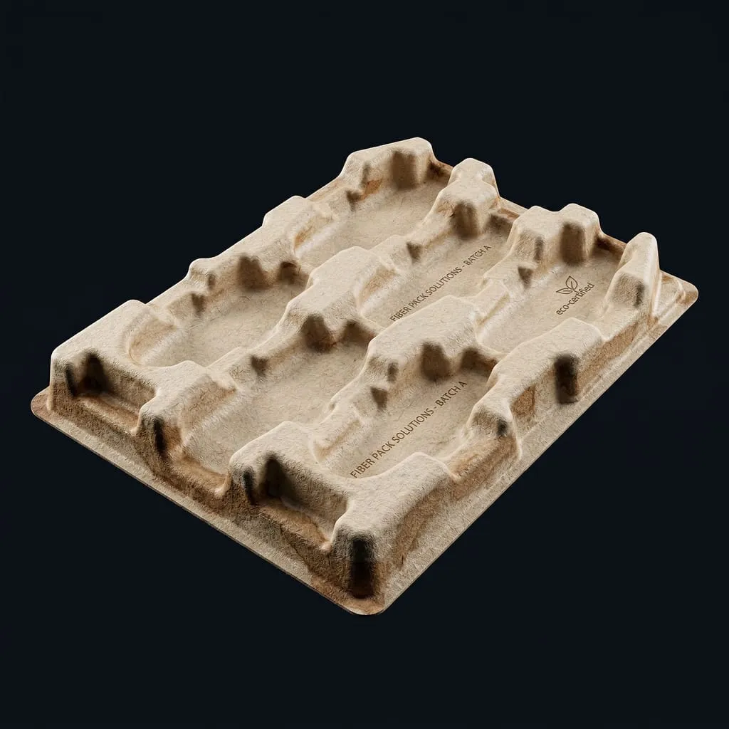 Faserguss-Trays Papier-Transporttray